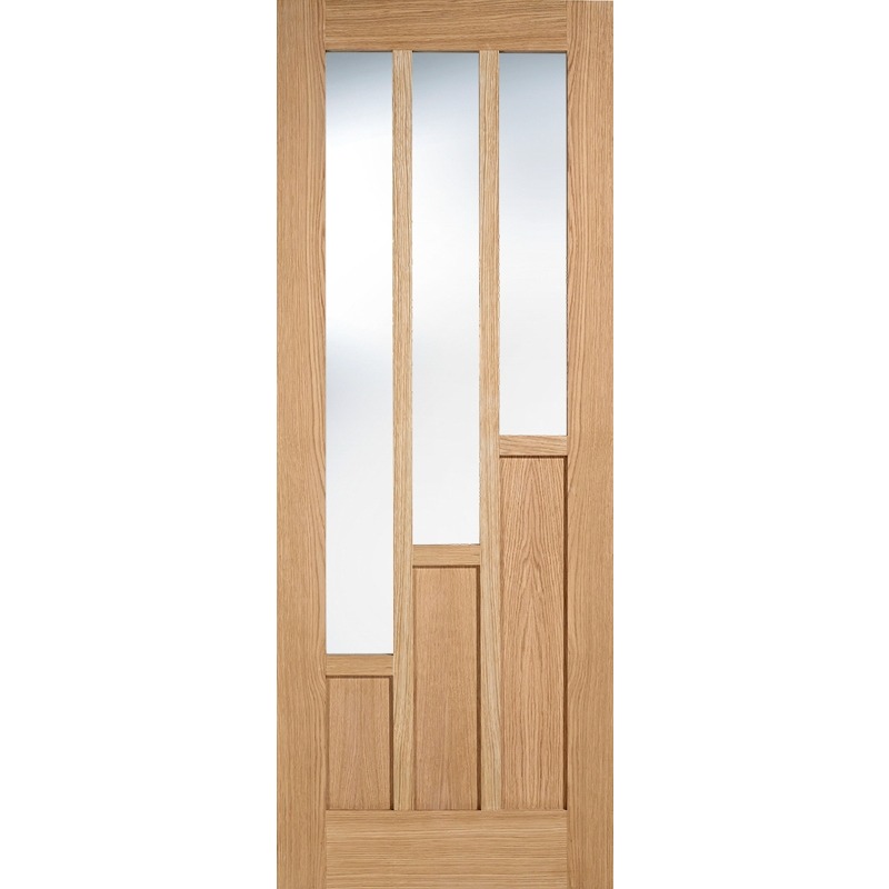 Internal Pre-Finished Oak Coventry Glazed Door